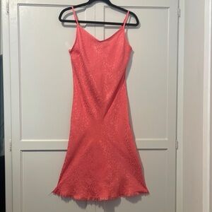 Nation Los Angeles Coral Slip Dress